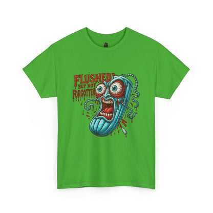 Flushed But Not Forgotten – Horror Tampon Tee