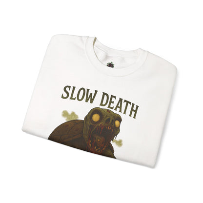 Slow Death Hits Harder – Undead Turtle Sweatshirt