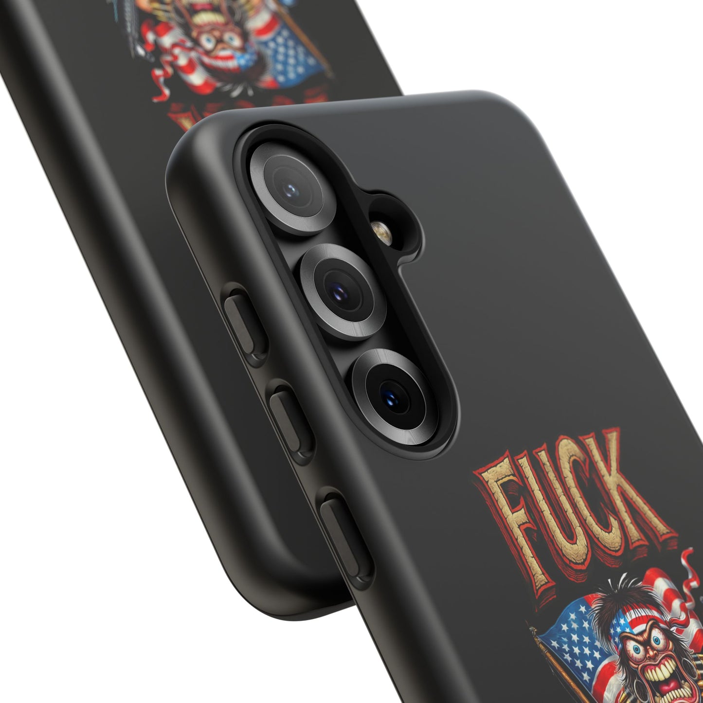 Phone Case — "FUCK YEA" Patriotic Skeleton Soldier Graphic