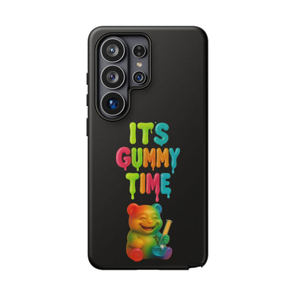 Phone Case — "It's Gummy Time" Rainbow Gummy Bear Protective Cover