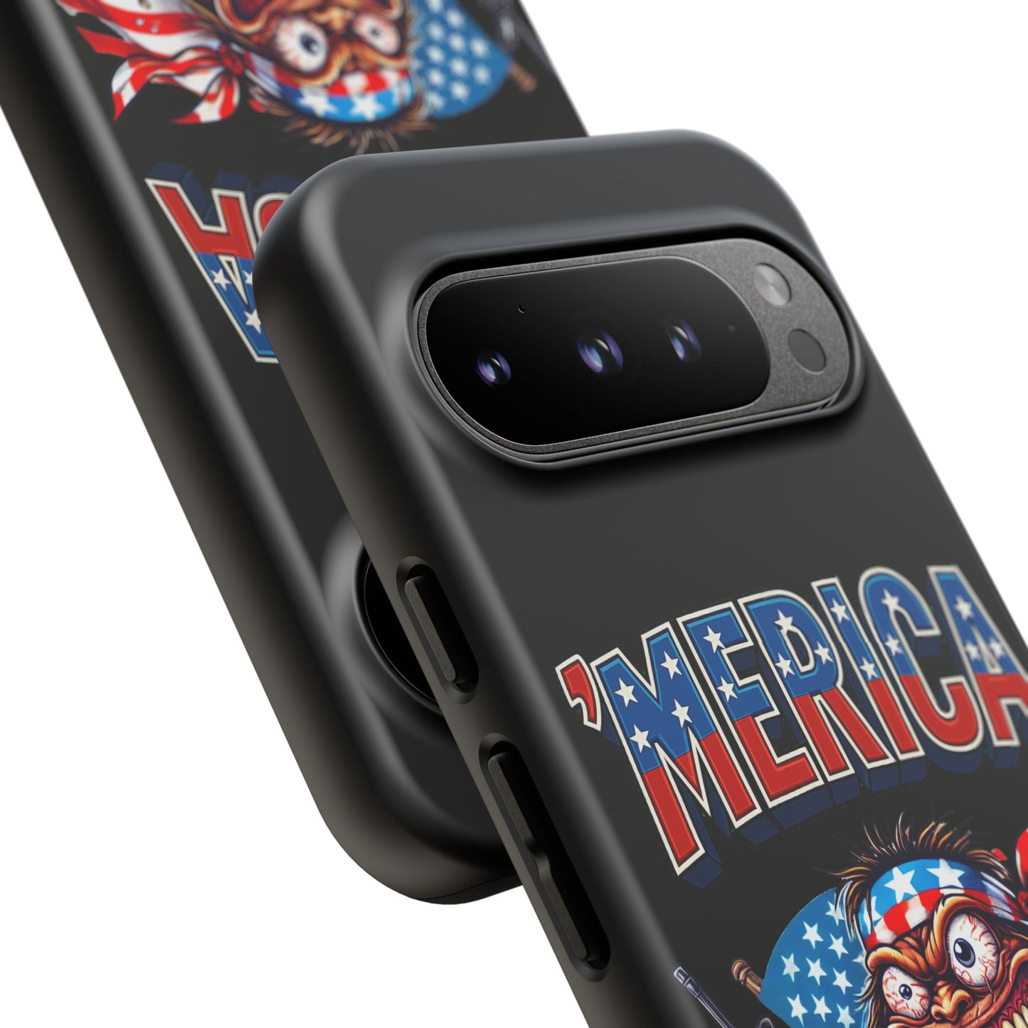 'MERICA Patriotic Phone Case — American Flag Madman Design
