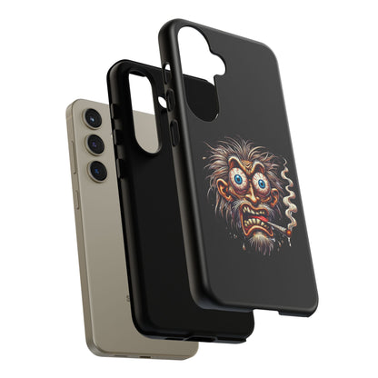 Phone Case — Wild Cartoon Monster Smoking Design