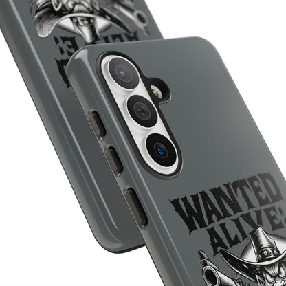 Phone Case — "Wanted Alive!" Cowboy Chewin' Tobacco Graphic
