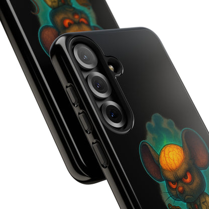 Phone Case — 'You'll Be Cheese in the Simulation' Angry Detective Mouse Graphic