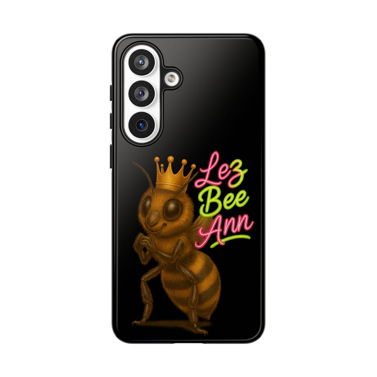 Phone Case — 'Lez Bee Ann' Queen Bee Tough Protective Cover