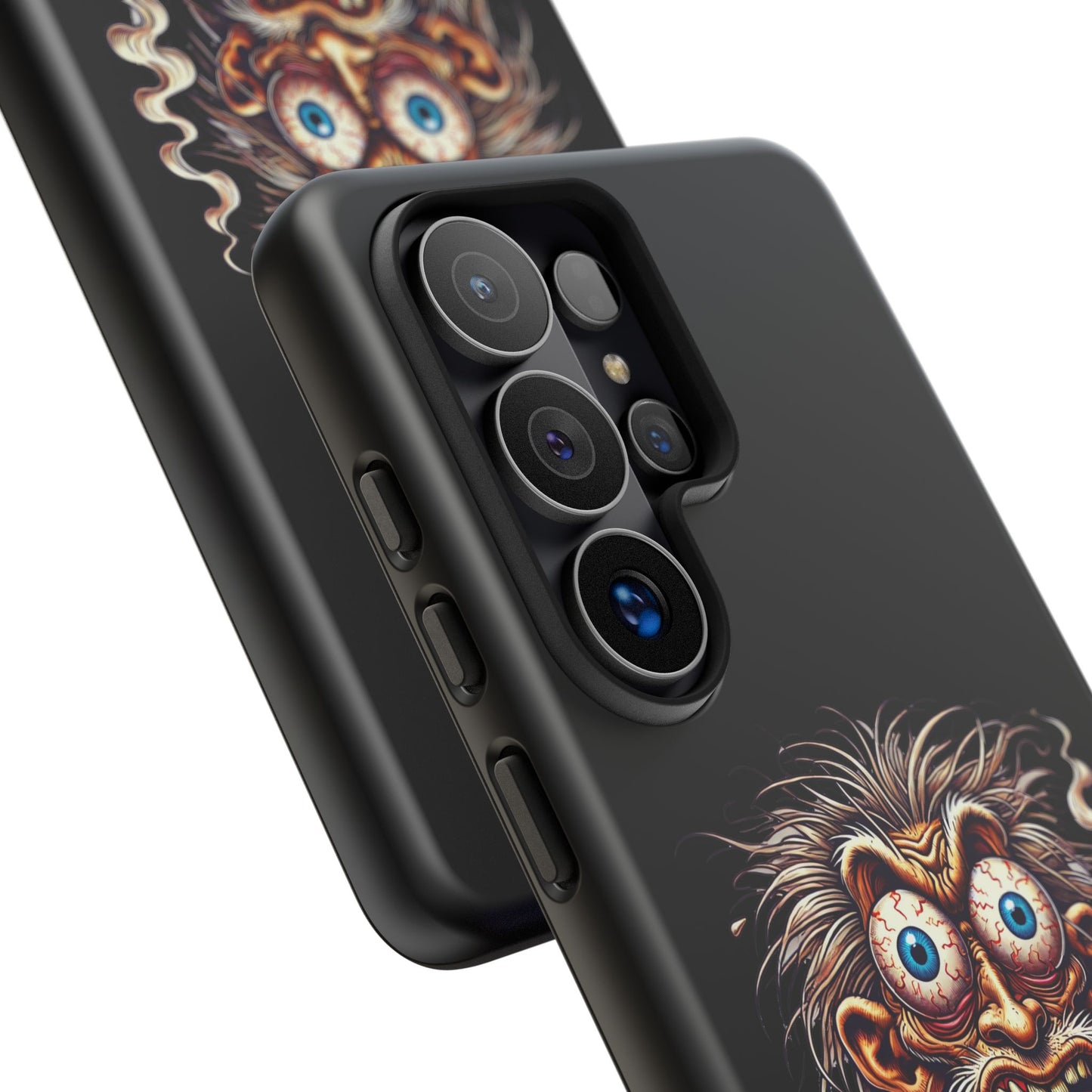 Phone Case — Wild Cartoon Monster Smoking Design
