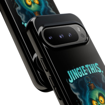 Phone Case - 'Jingle This, Santa' Spooky Holiday Protective Case