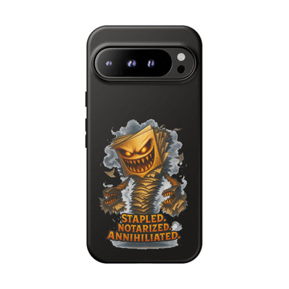 Phone Case — Stapled, Notarized, Annihilated Lightning-Fast Protective Case