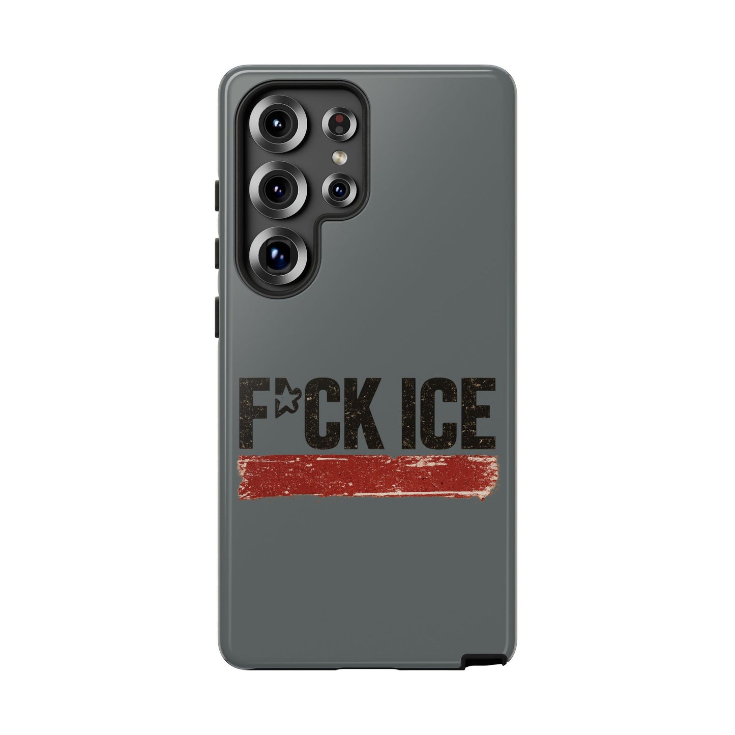 Phone Case - "F*CK ICE" Distressed Protest Design