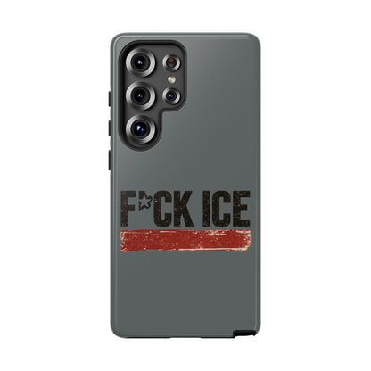 Phone Case - "F*CK ICE" Distressed Protest Design