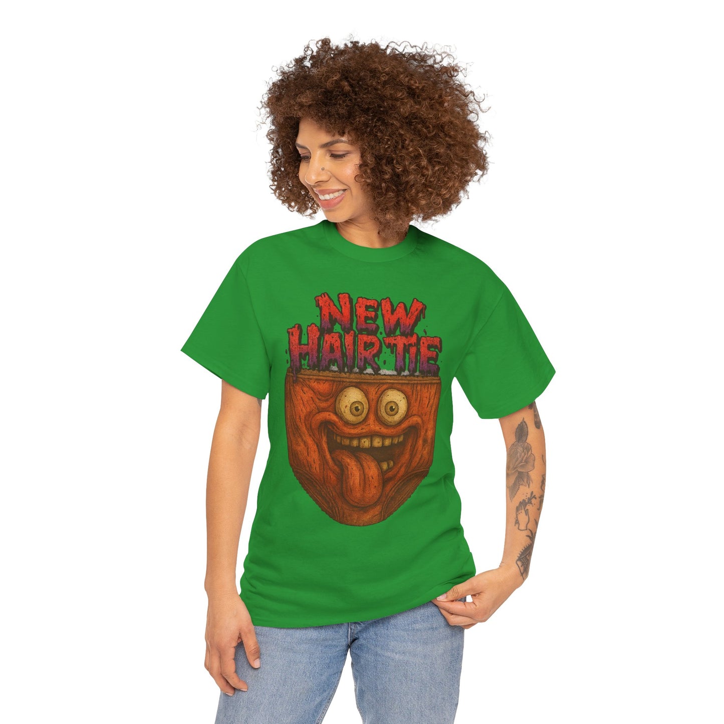 New Hair Tie – Crazy Underwear Face T-Shirt