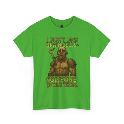 I Didn’t Lose Brain Cells Someone Stole Them T-Shirt | Funny Viking Design