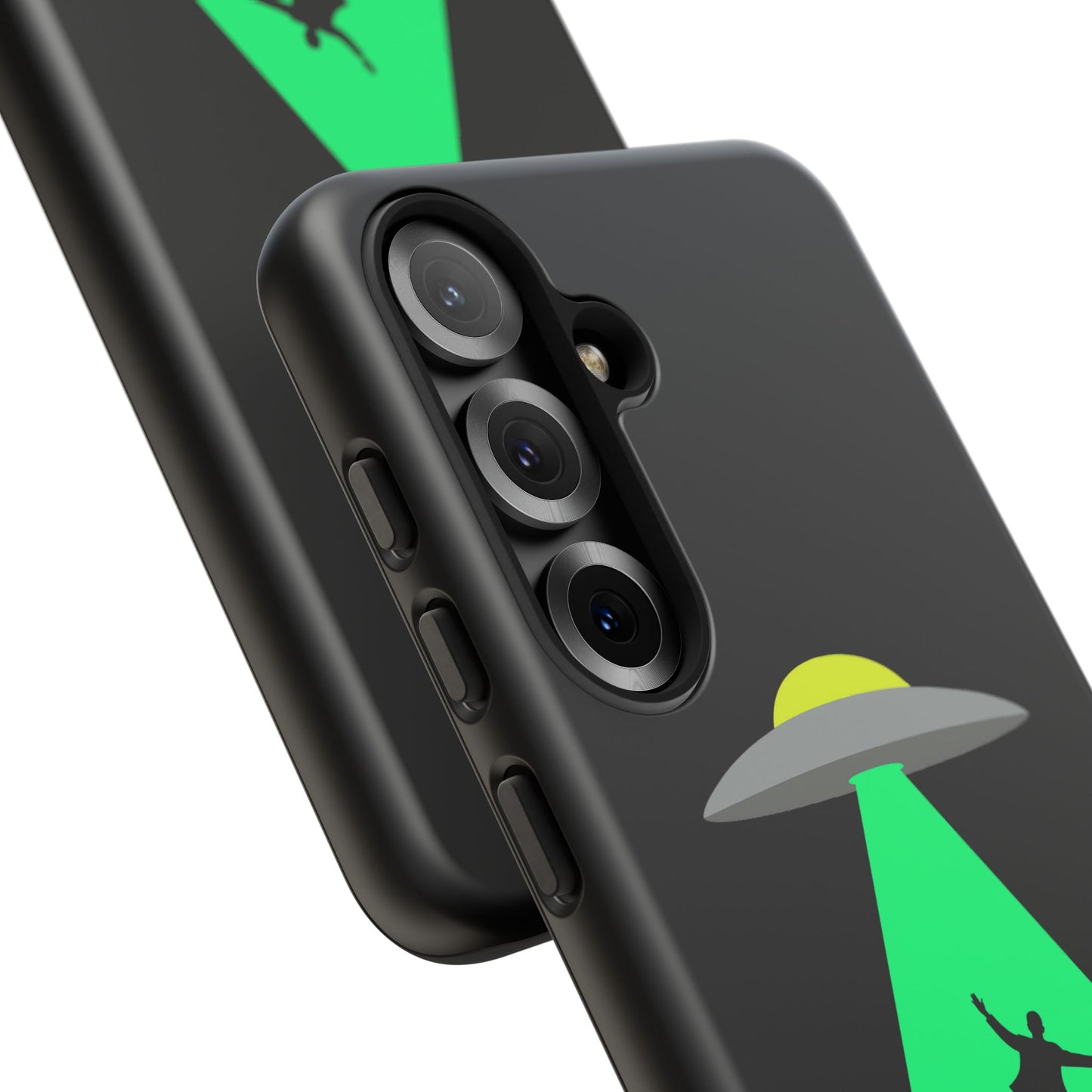 Phone Case — 'Beamed Up Before Rent Was Due' Alien Abduction Design