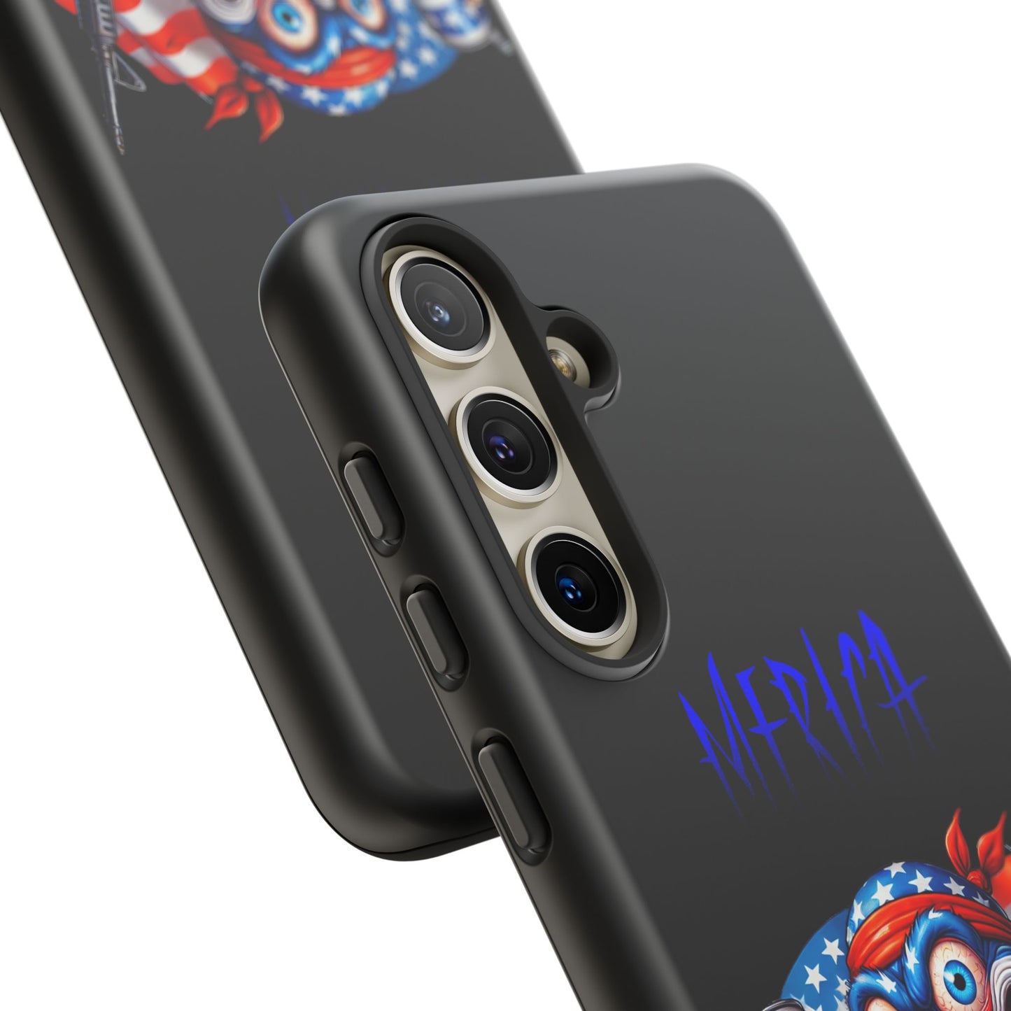 Phone Case — Patriotic 'Merica Clown with Flag, Beer & Rifle