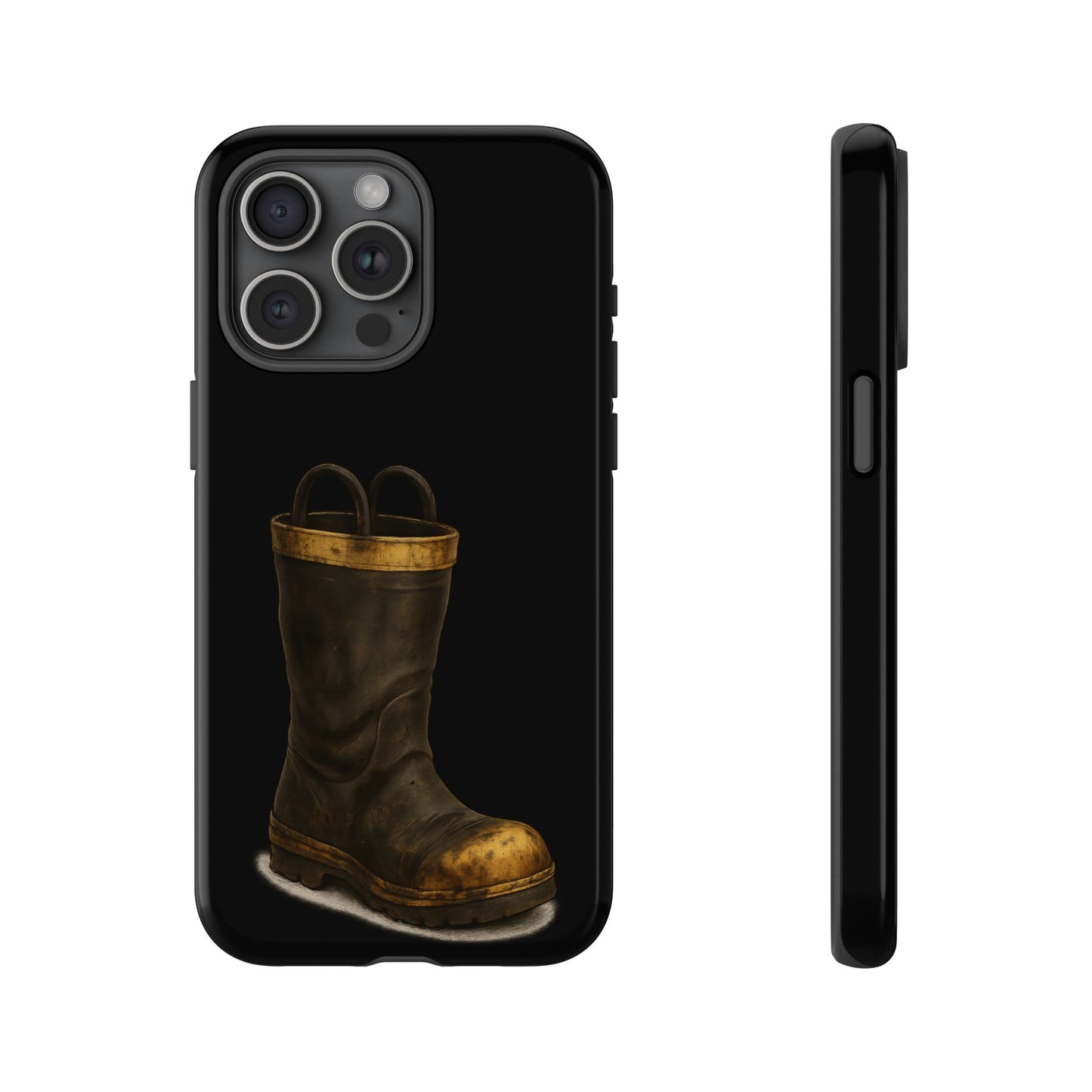 Vintage Fire Boot Phone Case — Rugged Protective iPhone Cover