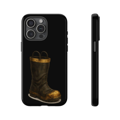 Vintage Fire Boot Phone Case — Rugged Protective iPhone Cover