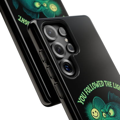 Anglerfish Phone Case – “You Followed The Light, That’s On You” Glow Horror Protective Case