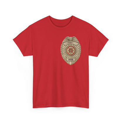 Flames Test Metal – Courage Firefighter Tee