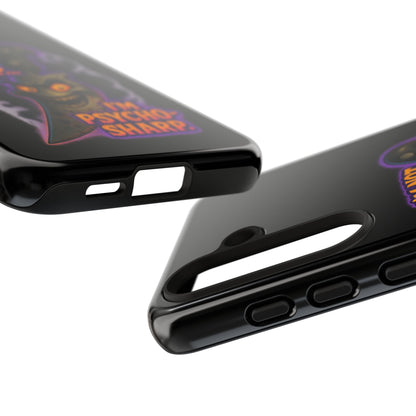 Knife Graphic Phone Case — "I'm Not Just Sharp... I'm Psycho-Sharp" Horror Phone Cover