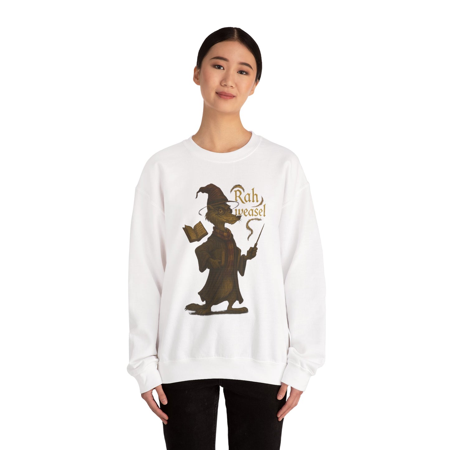 Rah Weasel Crewneck – Wizarding Parody Edition