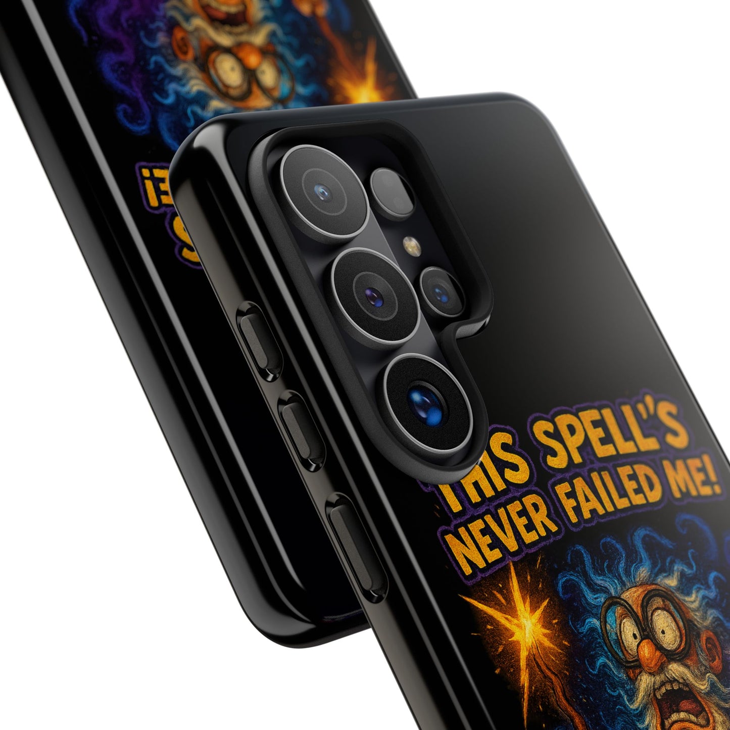 Wizard Phone Case — "This Spell's Never Failed Me!" Funny Magic Protective iPhone Cover