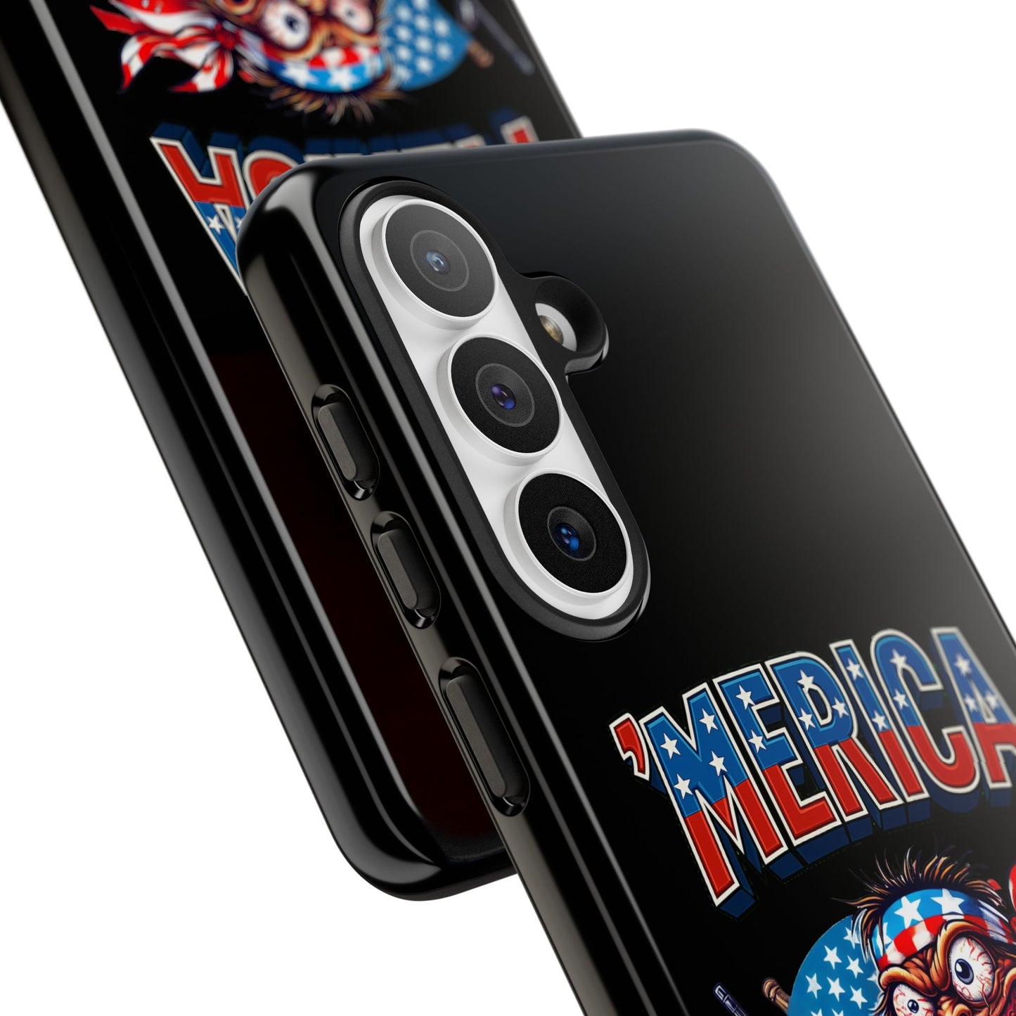 'MERICA Patriotic Phone Case — American Flag Madman Design