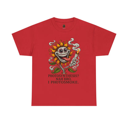 Photosmoke Sunflower – “I Photosmoke” Funny Stoner Plant T-Shirt