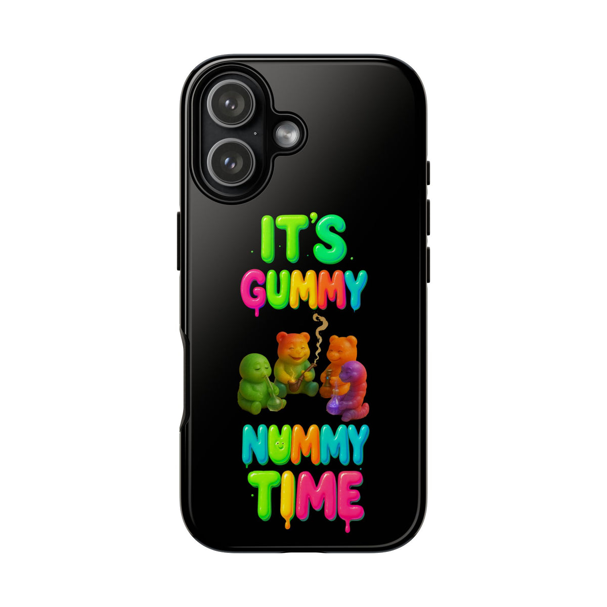 It's Gummy Nummy Time Phone Case — Colorful Gummy Bears Protective Case