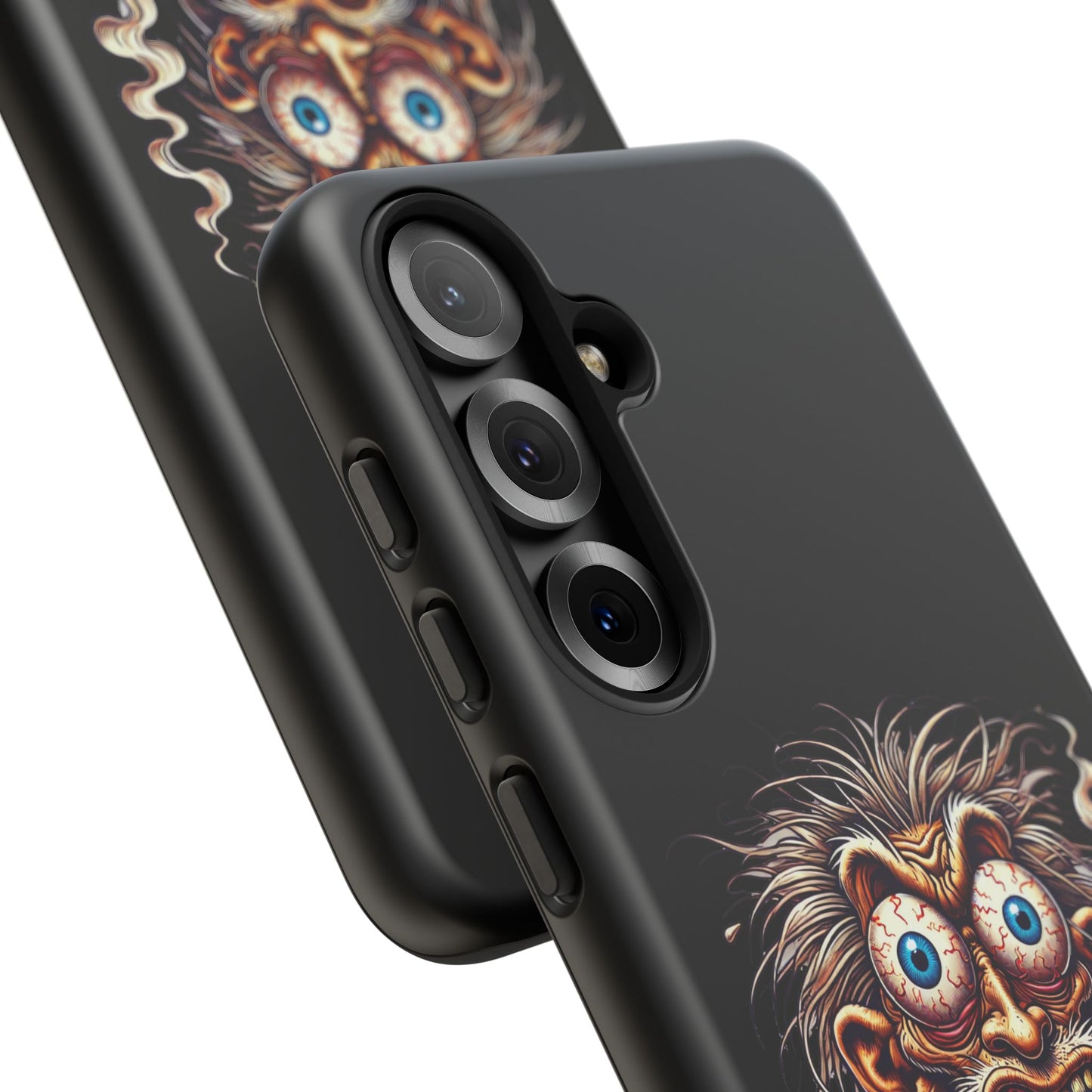 Phone Case — Wild Cartoon Monster Smoking Design
