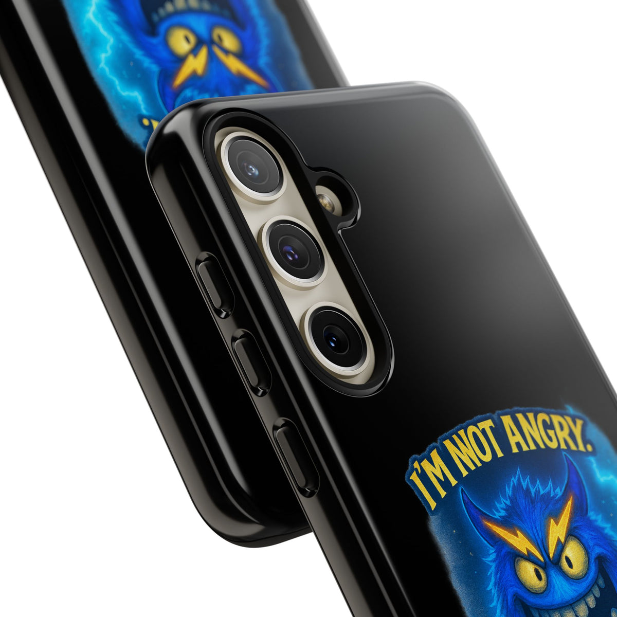 Phone Case - "I'm Not Angry, I'm Fully Charged" Electric Monster Protective Cover