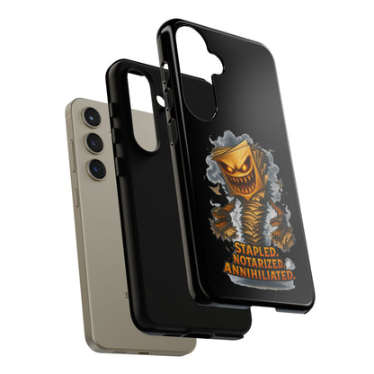 Phone Case — Stapled, Notarized, Annihilated Lightning-Fast Protective Case