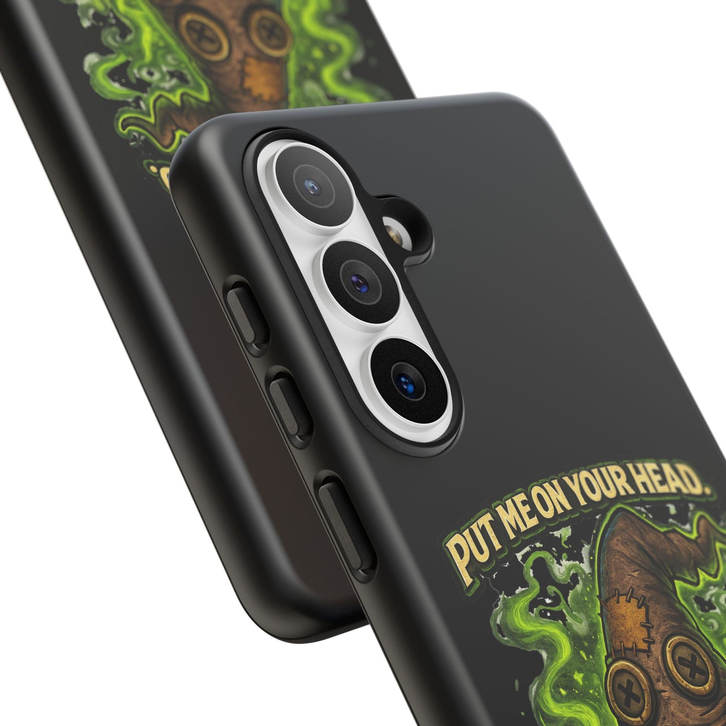 Phone Case — “Put Me On Your Head, I Double Dare You” Scary Witch Hat Design
