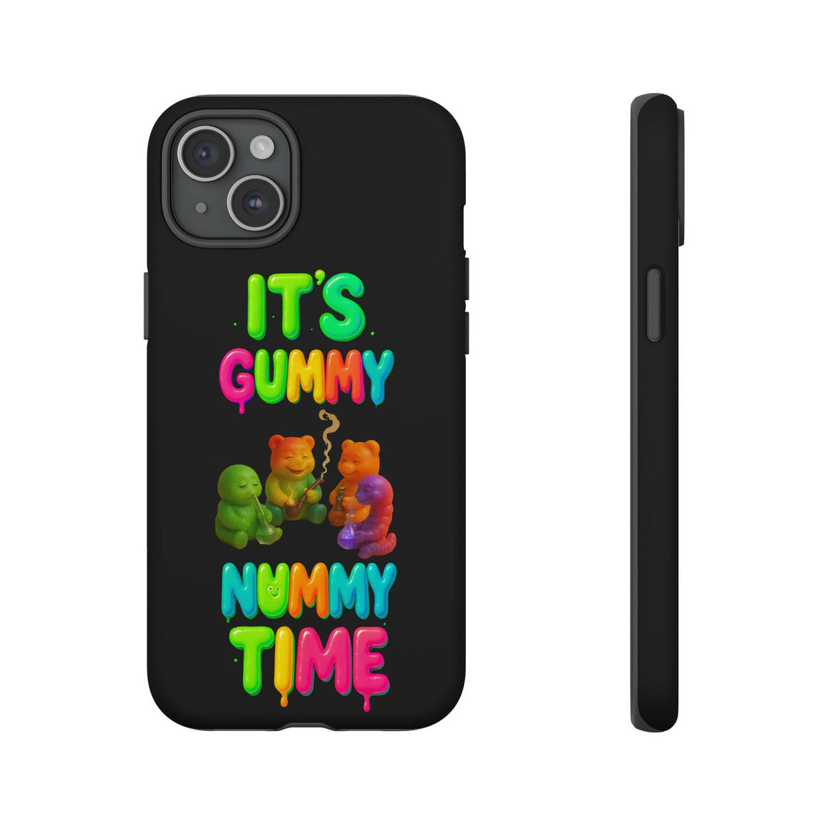 It's Gummy Nummy Time Phone Case — Colorful Gummy Bears Protective Case