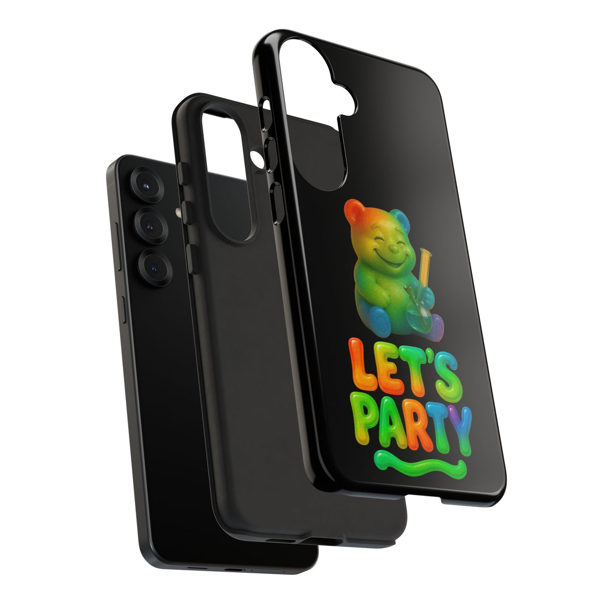 Let's Party Rainbow Bear Phone Case