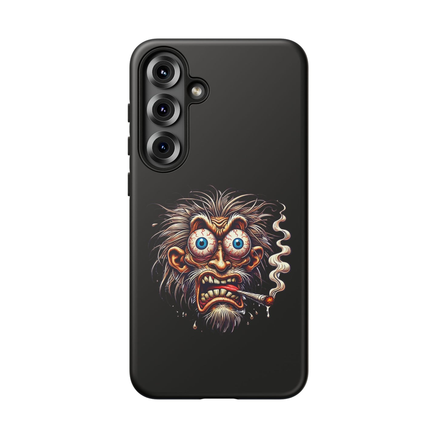 Phone Case — Wild Cartoon Monster Smoking Design