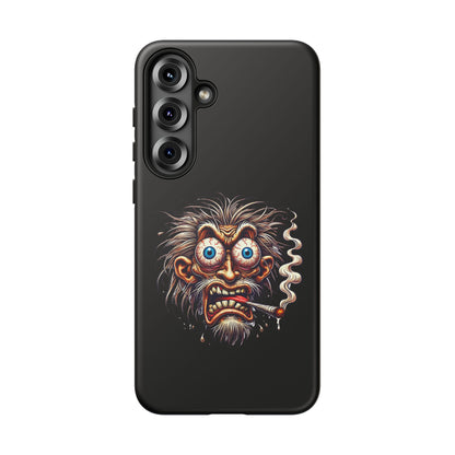 Phone Case — Wild Cartoon Monster Smoking Design