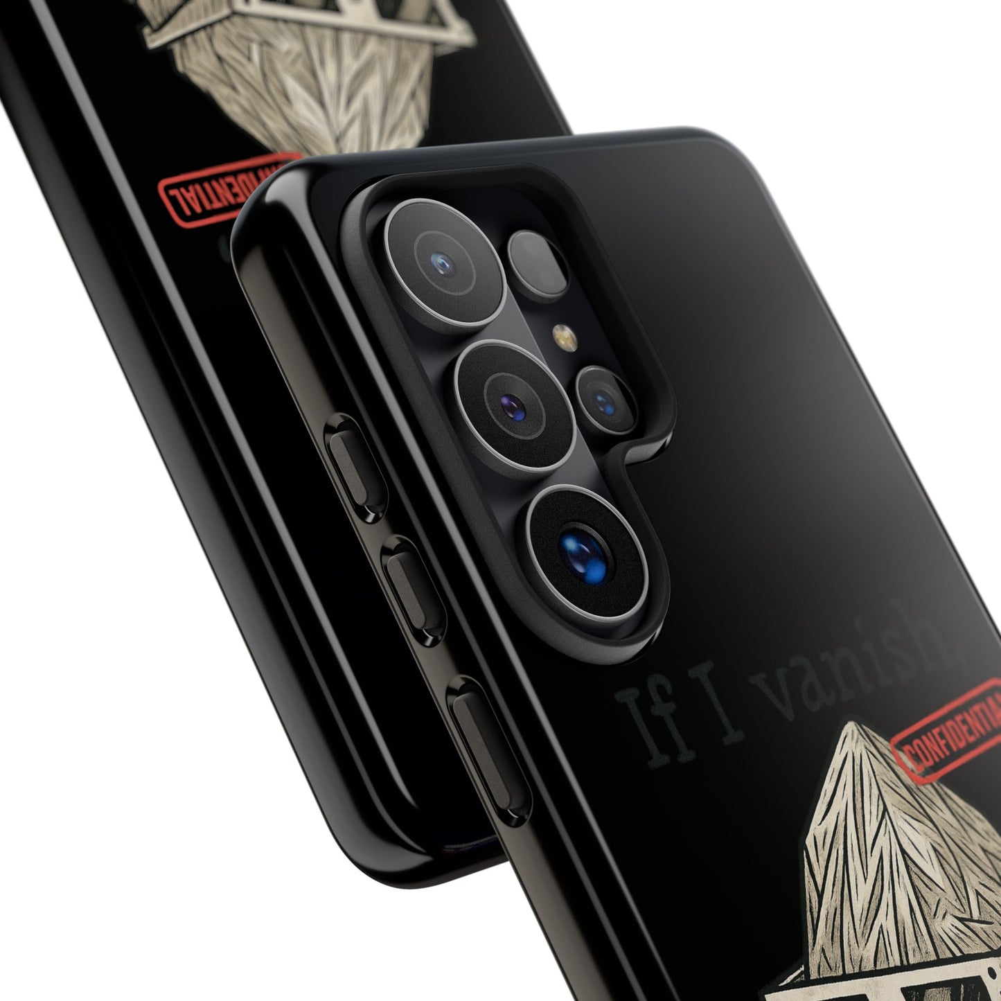 Conspiracy Tin-Foil Hat Phone Case — If I Vanish, Tell the Pigeons I Knew (Confidential)