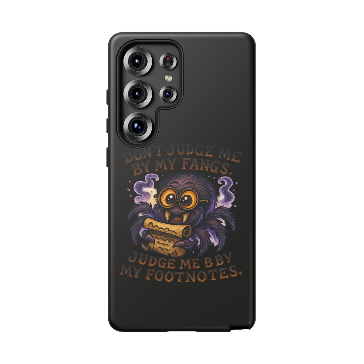 Phone Case — Fiery One-Eyed Demon with "I See Your Soul... And It's Disappointing"