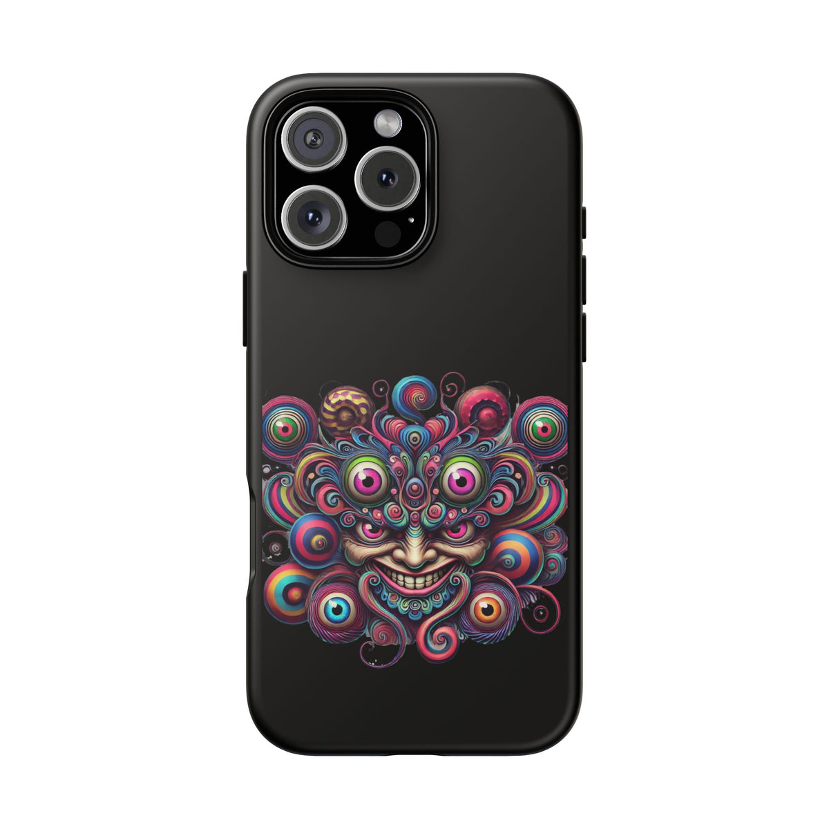 Psychedelic Smiling Eye Cluster Phone Case