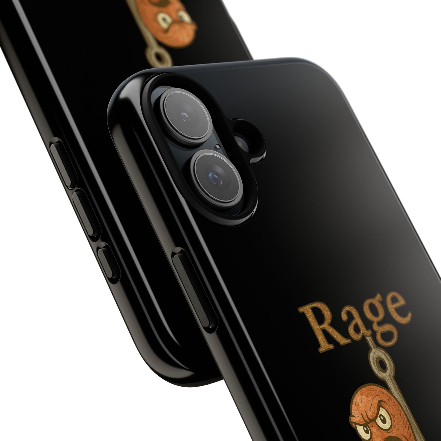 Phone Case — "Rage Bait" Angry Worm Fishing Design
