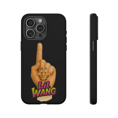 Phone Case — 'Lil Wang' Humorous Middle Finger Character Protective Cover