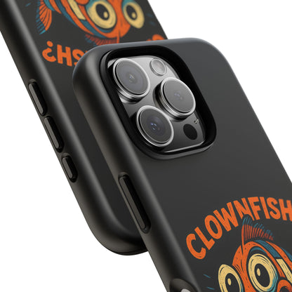 Phone Case — “Clownfish? I’m a Killer Joke.” Funny Creepy Fish Graphic