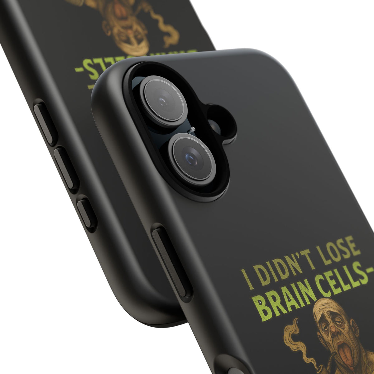 Phone Case — “I Didn’t Lose Brain Cells — Someone Stole Them” Humorous Zombie Graphic
