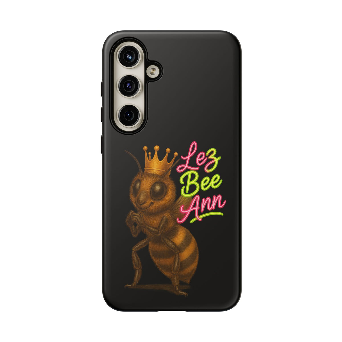 Phone Case — 'Lez Bee Ann' Queen Bee Tough Protective Cover