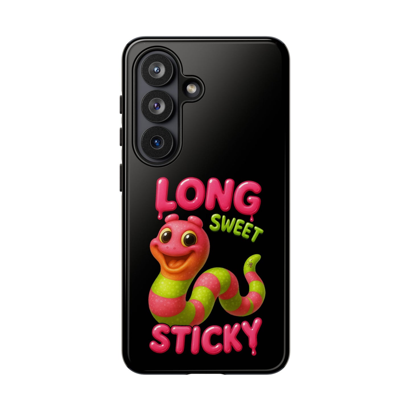 Phone Case — "Long Sweet Sticky" Cute Candy Snake Protective Case