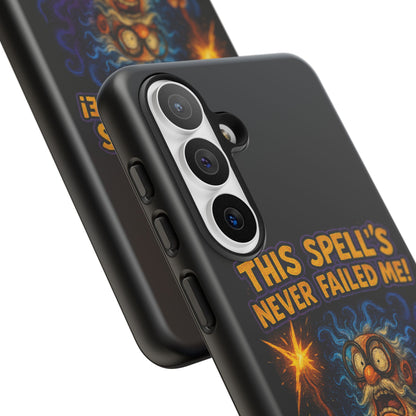 Wizard Phone Case — "This Spell's Never Failed Me!" Funny Magic Protective iPhone Cover