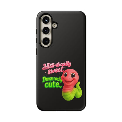 Phone Case — "Hiss-tically Sweet, Dangerously Cute" Worm Design