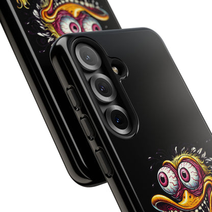 Duck Monster Phone Case — Crazy Cartoon Eye Duck Shock Design Tough Case