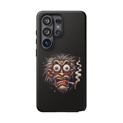 Phone Case — Wild Cartoon Monster Smoking Design