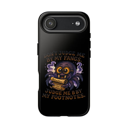 Phone Case — Fiery One-Eyed Demon with "I See Your Soul... And It's Disappointing"